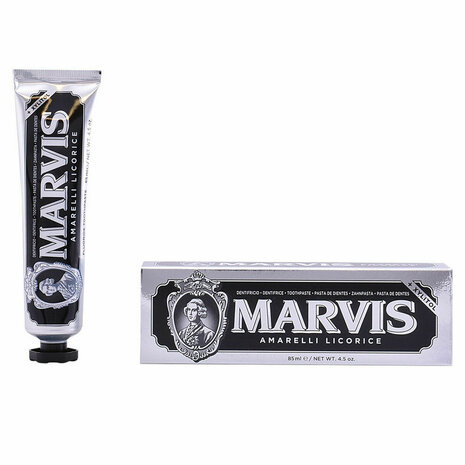 Marvis Tandpasta Frisse Adem Licorice Mint Marvis Amarelli Licorice 85 Ml