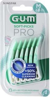 Soft picks pro maat M 30 stuks met opbergdoosje