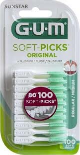Soft picks ORIGINAL maat M 100 stuks